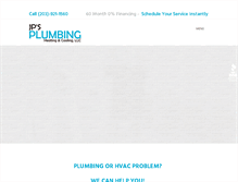 Tablet Screenshot of jpplumbingandheating.com