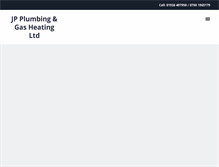 Tablet Screenshot of jpplumbingandheating.co.uk